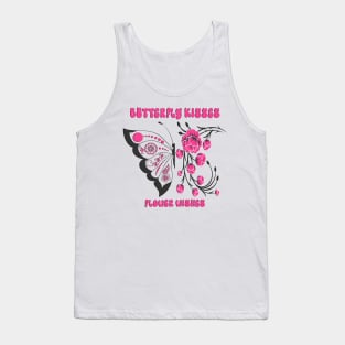 Butterfly Flower Colors Best Gift For Mothers Day Tank Top